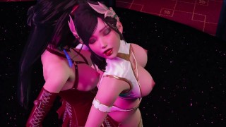 [60FPS] Futa bdsm having fun with starlight girl in the club