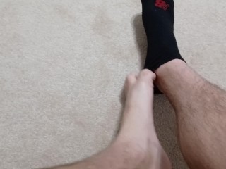 Male Feet taking off Socks - Testing System (More to come Soon)