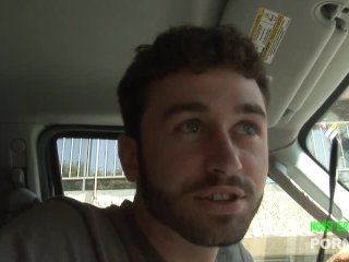 MONSTERMALES - Asian Leilani Li sucks James Deen big dick in the car and then gets fucked at home