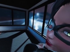 Catwoman Pov in the office
