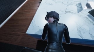 Catwoman Pov En La Oficina