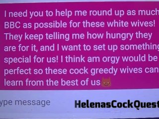 Helena Price - Black Cock Craving Slut Wives Orgy!!! screenshot number 0