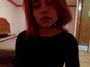 Preview 5 of Sexy Redhead asks me to fuck her while she smokes