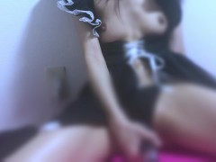 メイド服で裸エプロン♡ のオナニー - Screenshot 10 of 16 - Real Female Orgasm