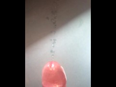 Huge massive long distance cumshot (10 squirts)