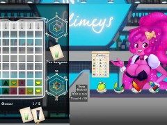 Slime Girl Mixer [Hentai cute game] Ep.1 Cherry the sexy slime waitress lactate drinks with her huge