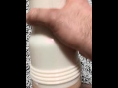 Fucking and creampie Stoya’s Ass(FLESHLIGHT)