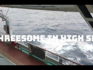 I eat two huge cocks on the high seas TBT 4k screenshot number 0