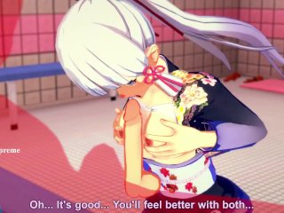 Ayaka_Gets Fat Creampie Genshin Impact_3D Porn Hentai