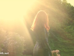 Jeny Smith. Long Summer Walk. Naked in forest - Screenshot 13 of 16 - Forest Nymph