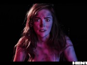 Preview 3 of Real Life Hentai - Jia Lissa got the full alien experience - Blowjob - Creampie - Bukkake