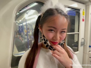Date YimingCuriosity 006 - Cute Pero Kinky! Novia China Coleta Princess Facefuck Garganta Profunda