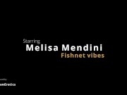 Preview 1 of Melisa Mendini Sexy in fishnet Teaser