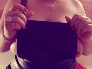 Natural tits drop in slow-motion!