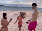 Preview 2 of sexo na praia com a morena