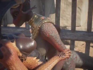 Dragon Futa Breeds Naga Slut With Her Love