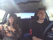 Preview 6 of FAKE TAXI YOUTUBE SHOW WITH SEXY GIRL PT 2