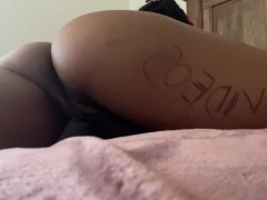 Vivian plays with kittykat 