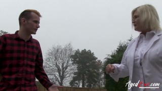 AGEDLOVE Mature Lady Holly Provides Herself For Hardcore Sex With Cheffie Shot – Free HD MILF Porn