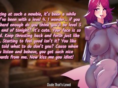 Broken in by the Guild Leader (Soft femdom)