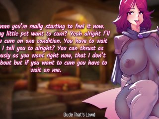 Broken in by_the Guild Leader (Soft femdom)