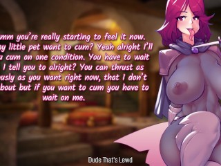 Broken in by_the Guild Leader (Soft femdom)