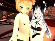 Preview 2 of Kissing on the Beach Lewd ASMR Femboy Mommy Vampire