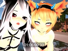 Kissing on the Beach Lewd ASMR Femboy Mommy Vampire