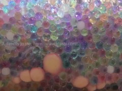 Barefoot in Water Beads
