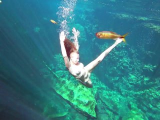 slow motion boobs, public, underwatershow, underwater