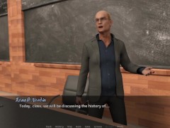 Fetish Locator Week 2 Part 1 (READ ALOUD w/ in game voices & sound)Lesbian Maria sucks dick in class