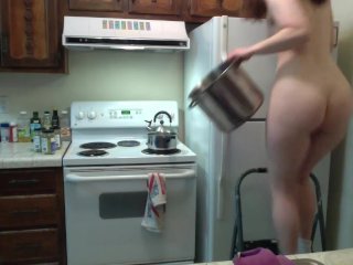 weed, naked cooking, amateur, small tits