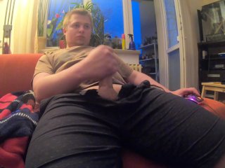 teen, cum, solo male, handjob