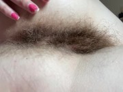 Preview 1 of Hairy ass fetish closeup video