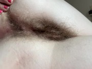 Preview 2 of Hairy ass fetish closeup video