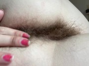 Preview 4 of Hairy ass fetish closeup video