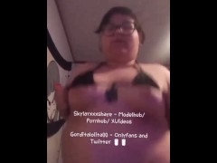 Bouncing my tits in a small bikini top for Instagram~