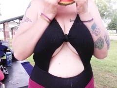 Watermelon Tits!
