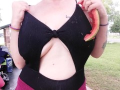Watermelon Tits! - Screenshot 15 of 16 - Summer
