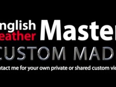 Leather Master uses bull whip outdoors PREVIEW
