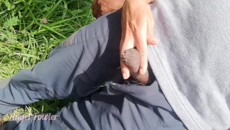 Helping to hold his Dick while he Takes a Piss - Angel Fowler 