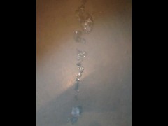 I shoot my cum over the floor (9 ropes of cum)