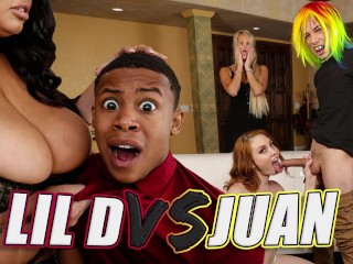 BANGBROS - Battle of the GOATs: Juan El Caballo Loco vs Lil D