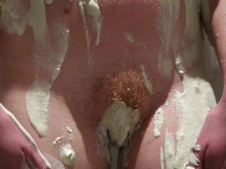 solo masturbation, verified amateurs, wet and messy, rousse