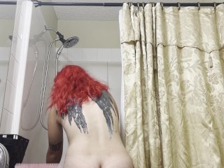 college, verified amateurs, shower, showering