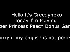 Video Super Princess Peach Bonus Game (Gamer Girl with Sound)