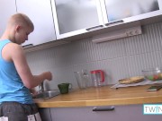 Preview 1 of  Rainbow Boy Matthew Jerking Off In The Kitchen!