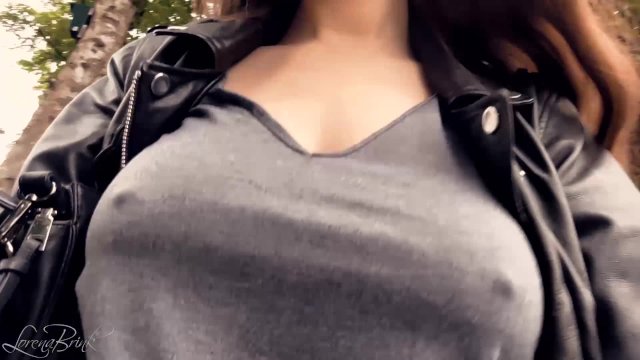 Boobwalk, Gray Shirt, Leather Jacket