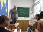 Preview 2 of Schoolgirl in classroom - they want sperm
