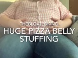 Huge Pizza Belly Stuffing